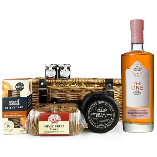 The Lakes The One Colheita Cask Whisky 70cl Premium Gift Hamper – Luxury Food & Drink Hamper